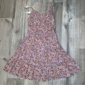 Aeropostale Pink Floral Mini Dress